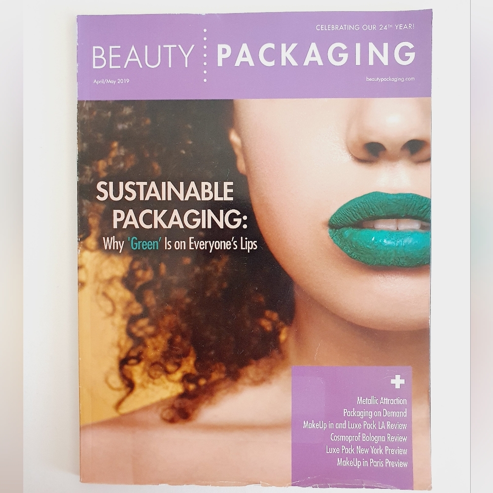 Beauty Packaging Magazine April/May, 2019 - Sustainable Packaging: Green